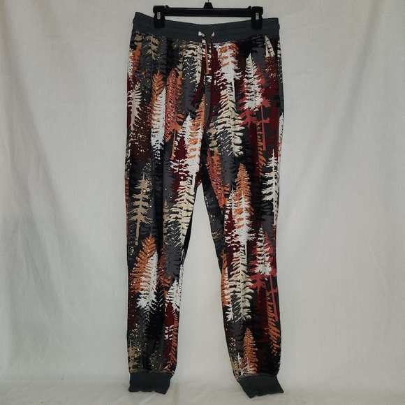 Make Time To Dream Pajama Set - Gray and Gold, Burgundy And Cream Very Soft Warm - Picture 3 of 10